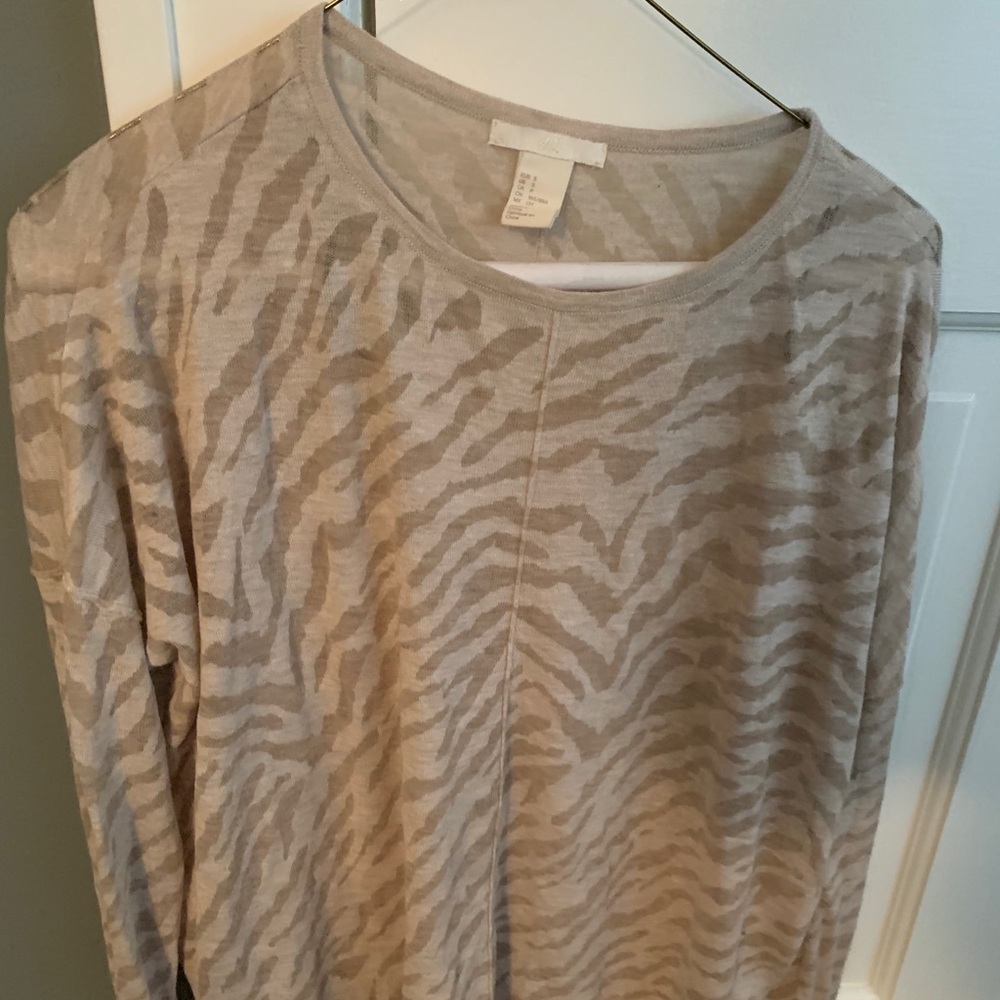 H&M Tiger Print Sweater